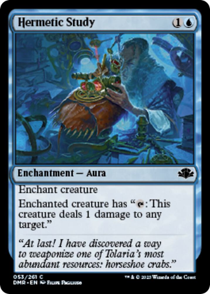 Hermetic Study (53) [Dominaria Remastered]