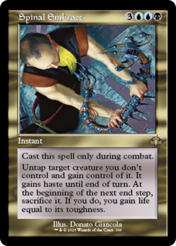 Spinal Embrace (Retro Frame) (369) [Dominaria Remastered]