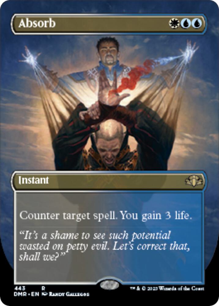 Absorb (Borderless) (443) [Dominaria Remastered] [Borderless]