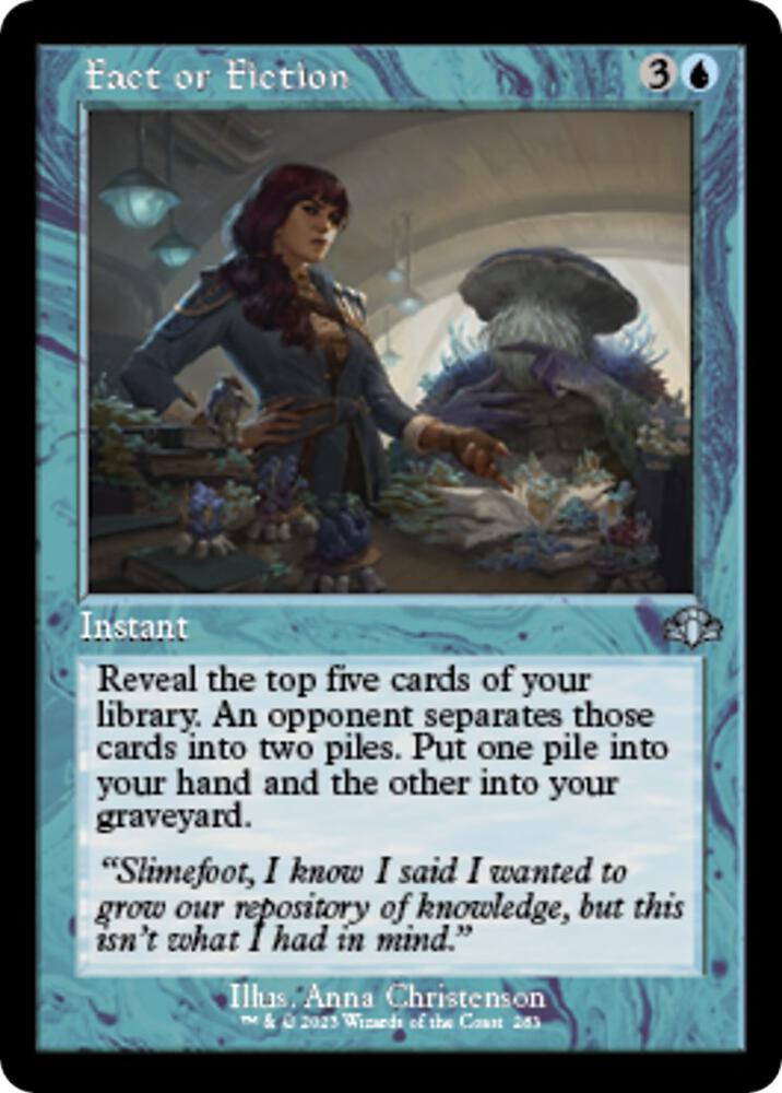 Fact or Fiction (Retro Frame) (283) [Dominaria Remastered]
