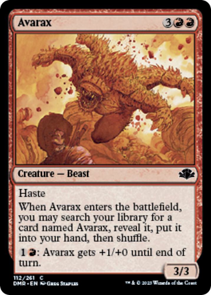 Avarax (112) [Dominaria Remastered]