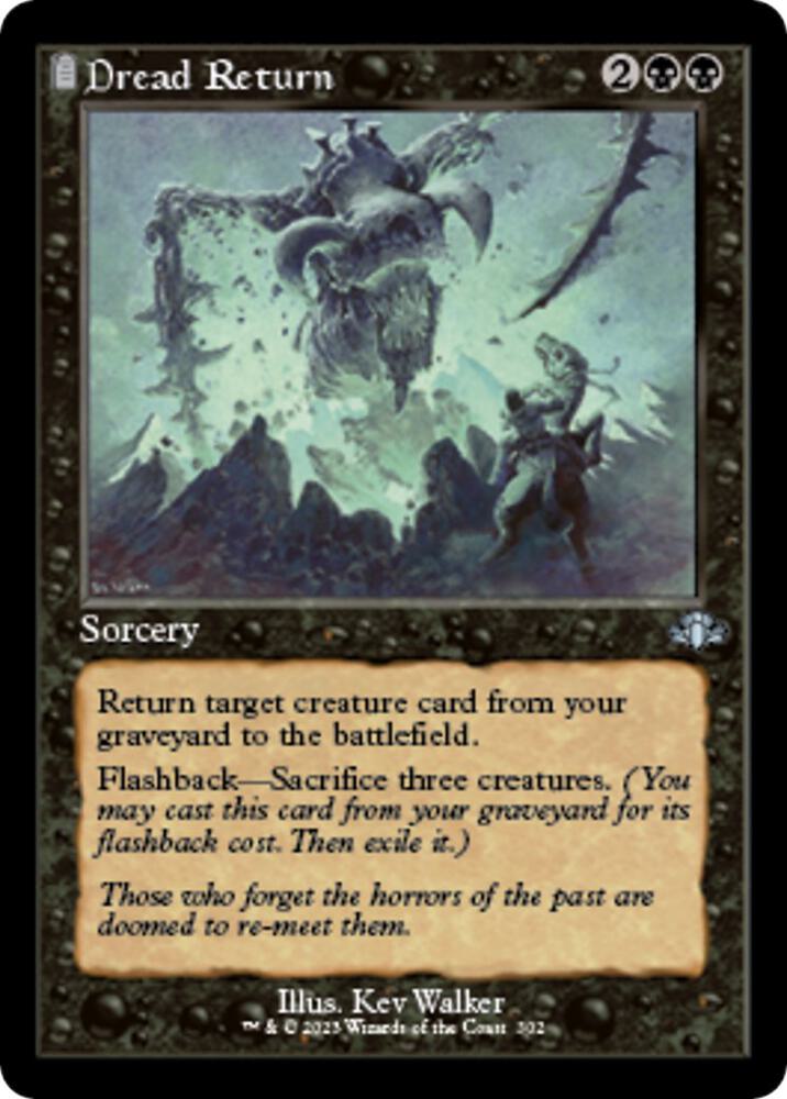Dread Return (Retro Frame) (302) [Dominaria Remastered]