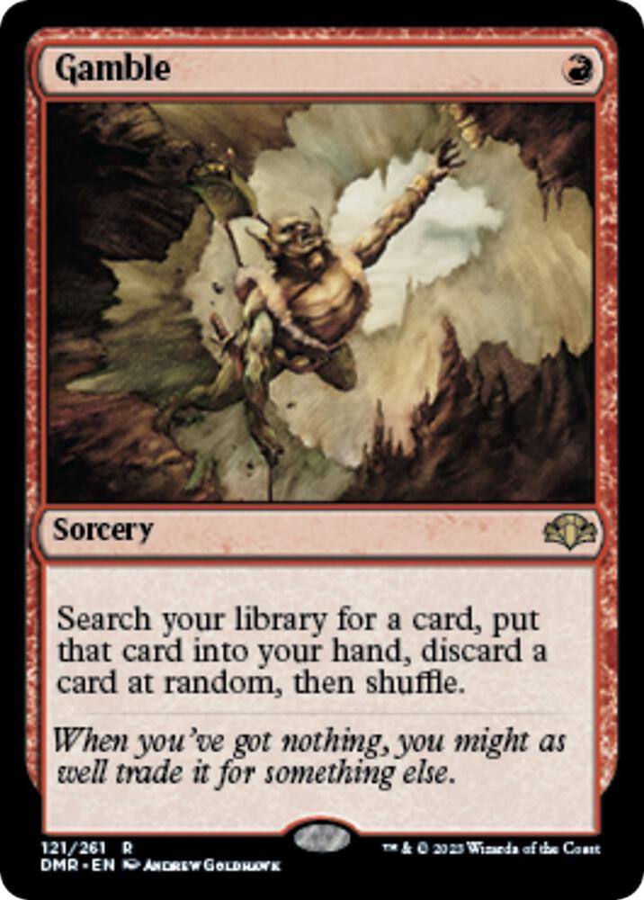 Gamble (121) [Dominaria Remastered]
