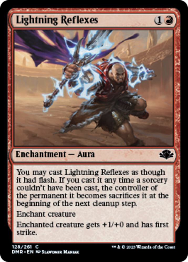 Lightning Reflexes (128) [Dominaria Remastered]