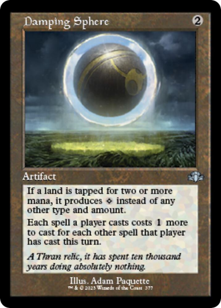 Damping Sphere (Retro Frame) (377) [Dominaria Remastered]