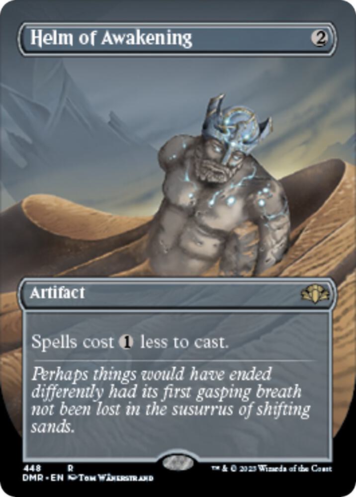 Helm of Awakening (Borderless) (448) [Dominaria Remastered] [Borderless]