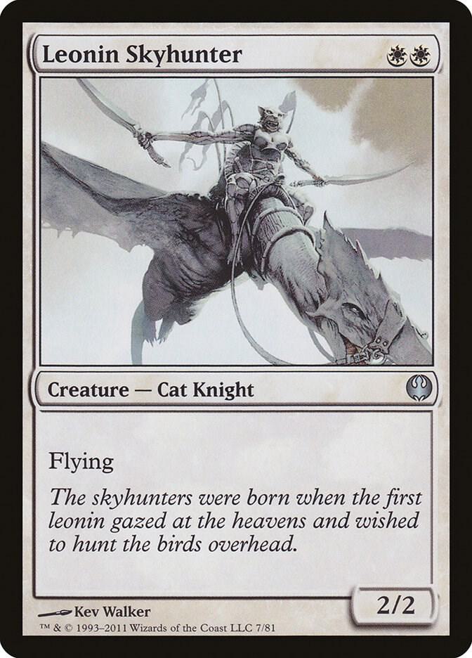 Leonin Skyhunter (7) [Duel Decks: Knights vs. Dragons]