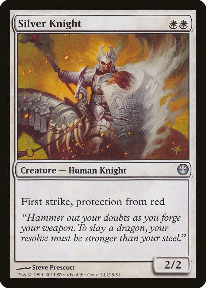 Silver Knight (8) [Duel Decks: Knights vs. Dragons]