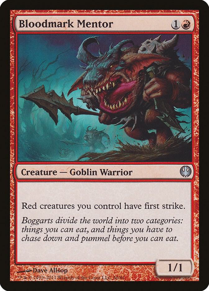 Bloodmark Mentor (50) [Duel Decks: Knights vs. Dragons]