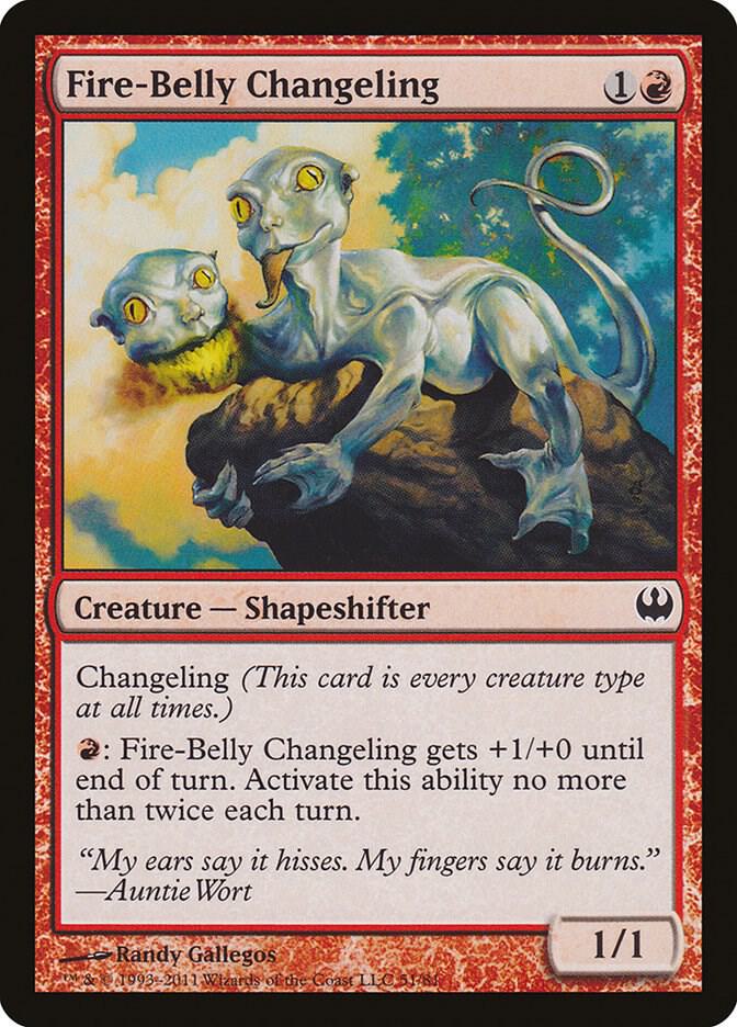 Fire-Belly Changeling (51) [Duel Decks: Knights vs. Dragons]