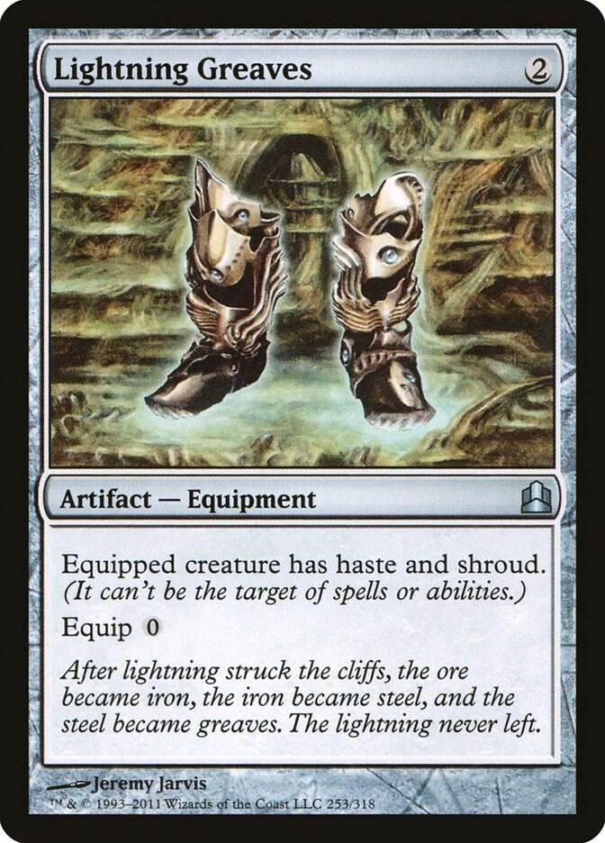 Lightning Greaves (253) [Commander]