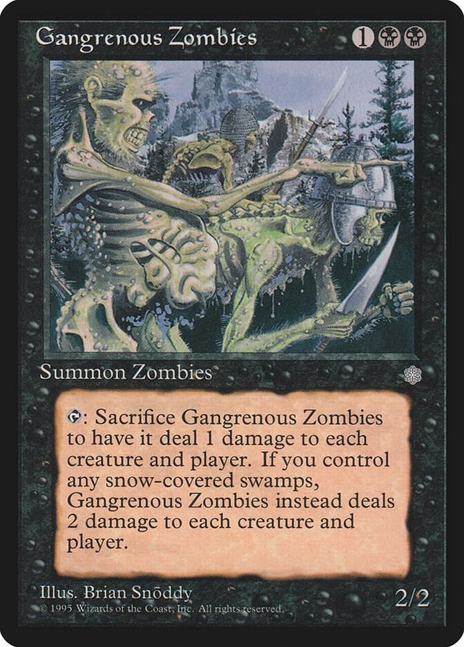 Gangrenous Zombies (127) [Ice Age]