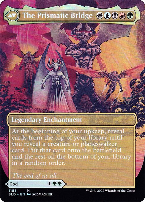 Esika, God of the Tree (1155) [Secret Lair Drop] [Borderless] Reverse