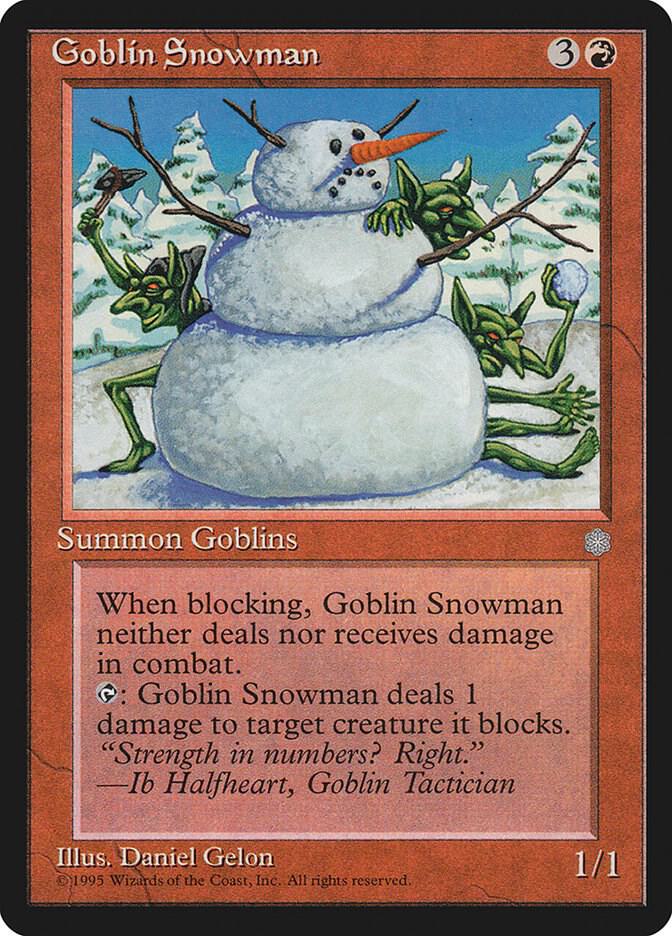 Goblin Snowman (191) [Ice Age]