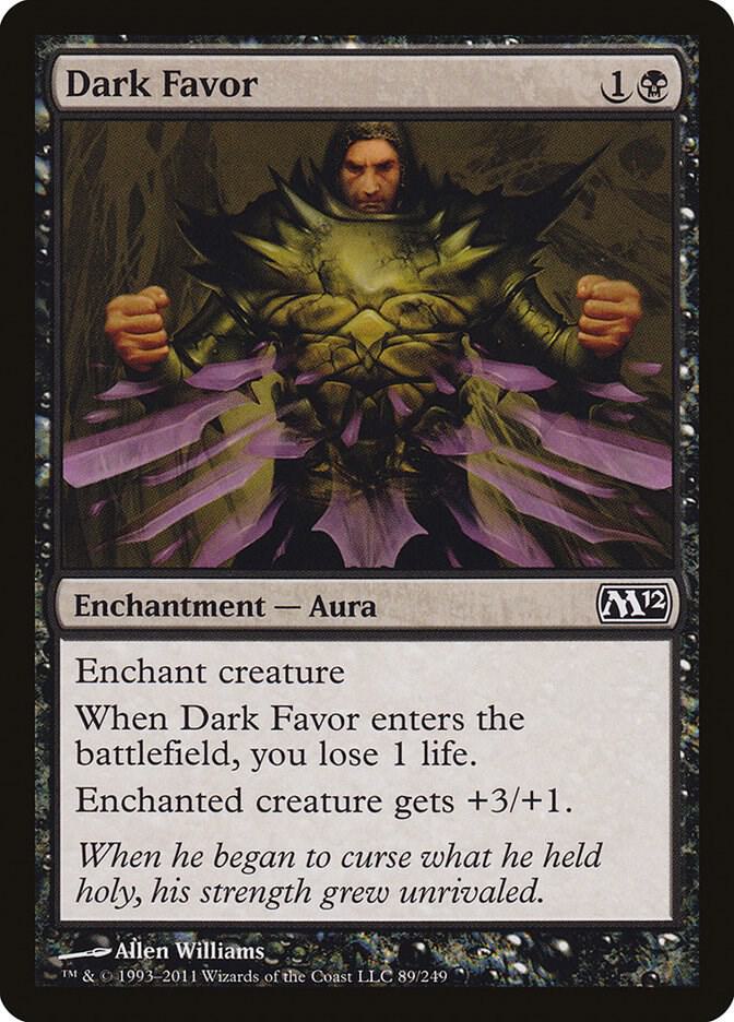 Dark Favor (89) [Magic 2012]