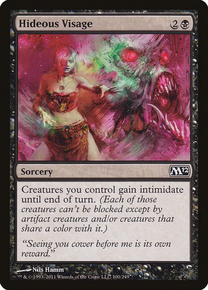 Hideous Visage (100) [Magic 2012]