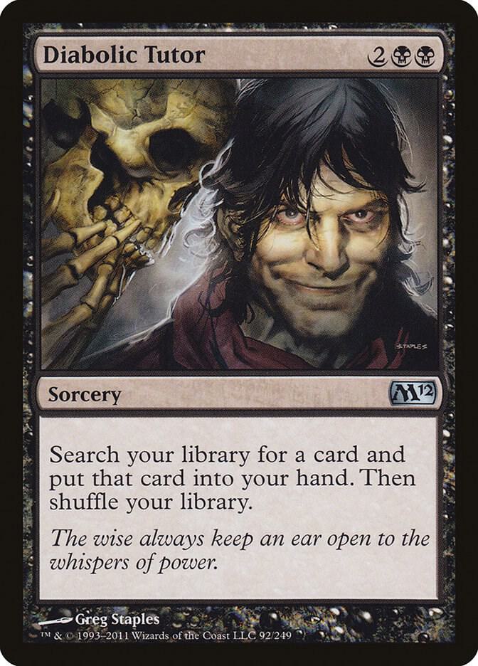 Diabolic Tutor (92) [Magic 2012]