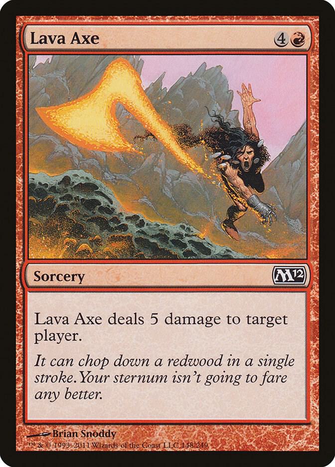 Lava Axe (148) [Magic 2012]