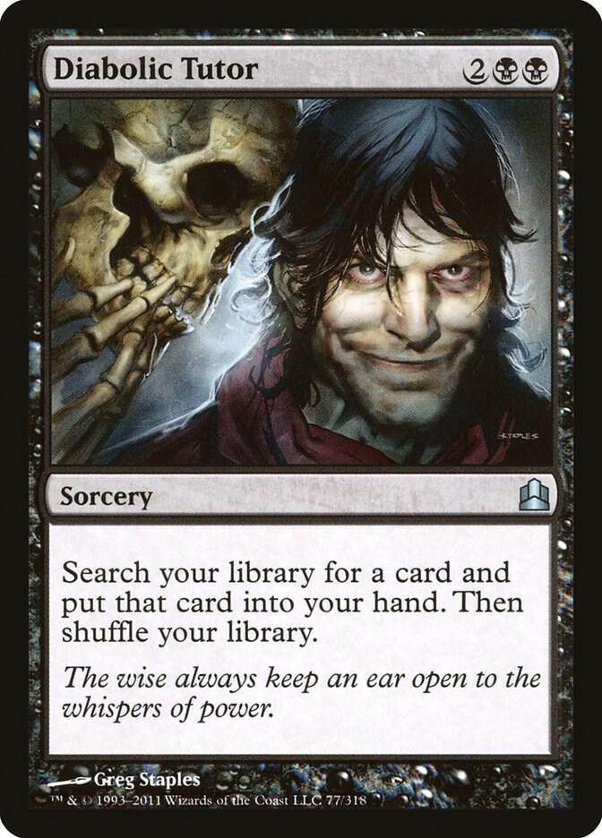 Diabolic Tutor (77) [Commander]