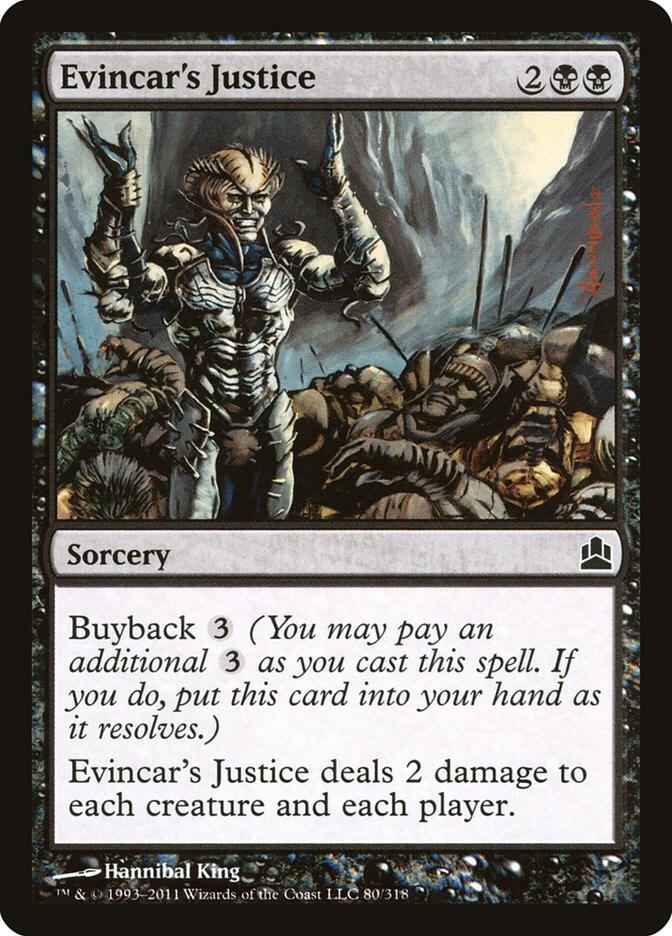 Evincar's Justice (80) [Commander]