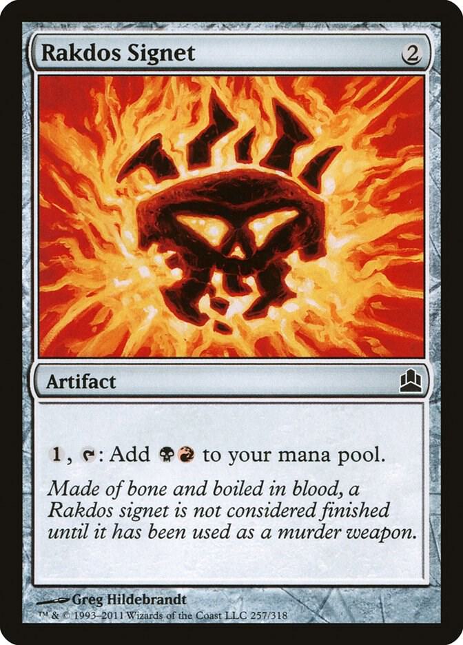 Rakdos Signet (257) [Commander]