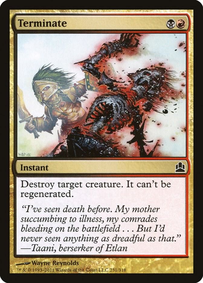 Terminate (231) [Commander]