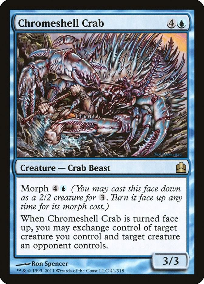Chromeshell Crab (41) [Commander]