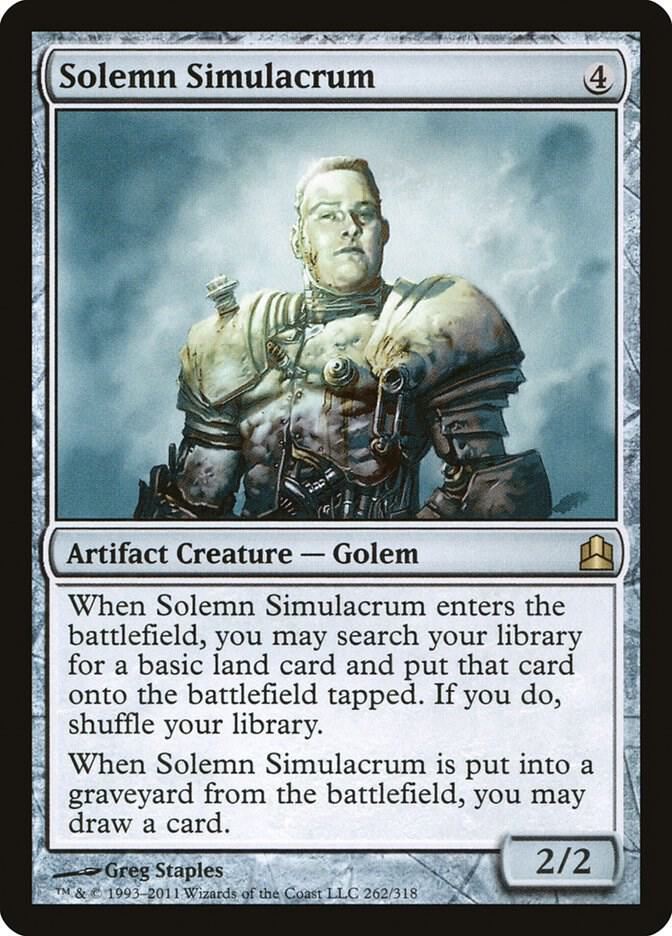 Solemn Simulacrum (262) [Commander]
