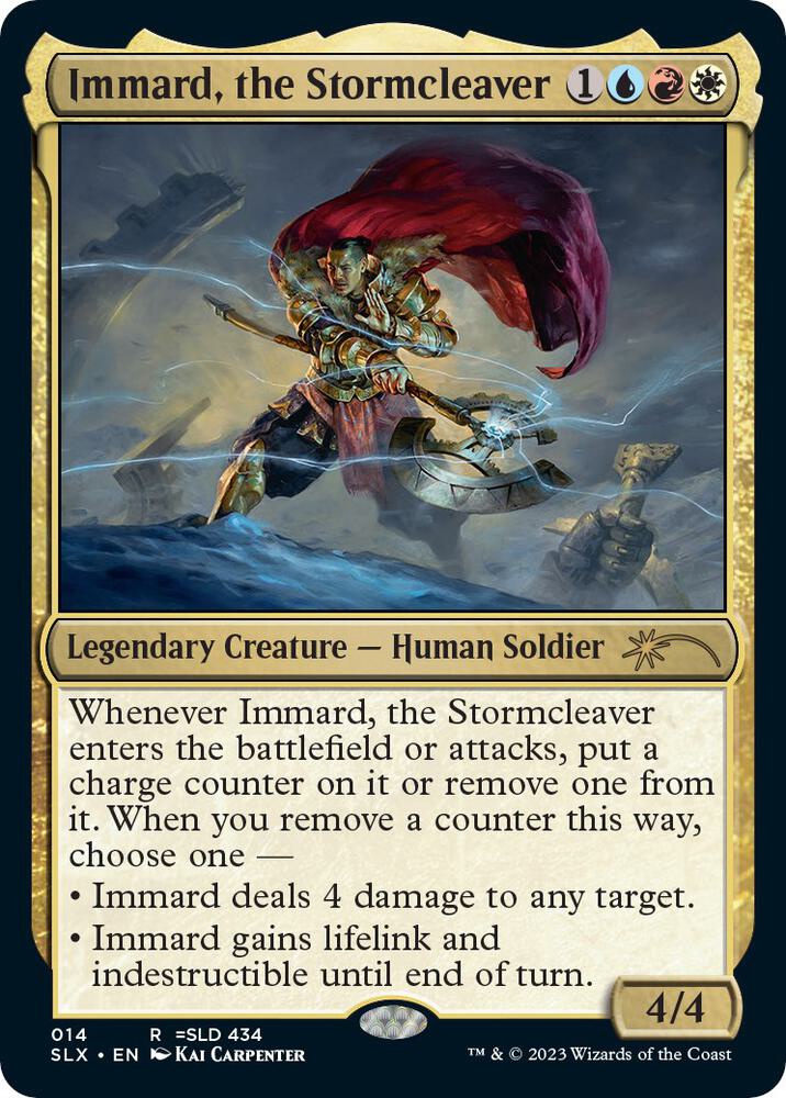 Immard, the Stormcleaver (14) [SLX Cards]