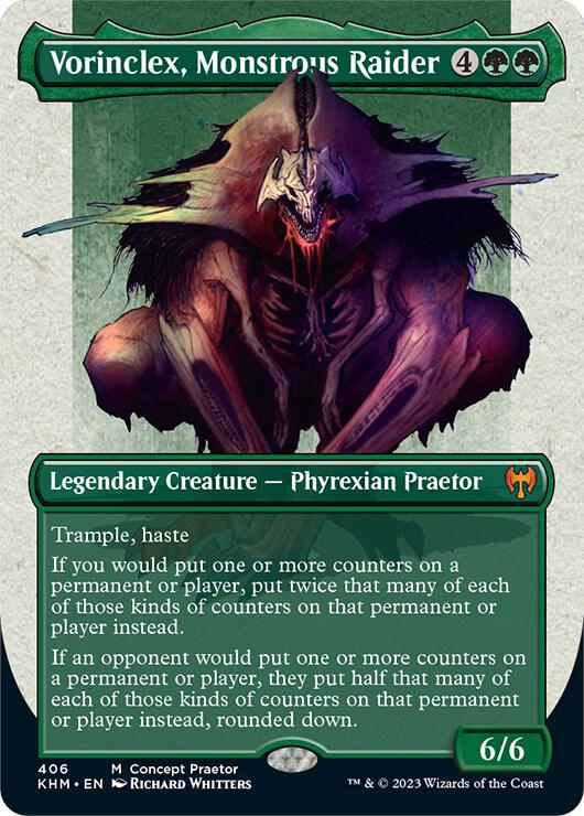 Vorinclex, Monstrous Raider (Concept Praetor) (406) [Phyrexia: All Will Be One] [Borderless]
