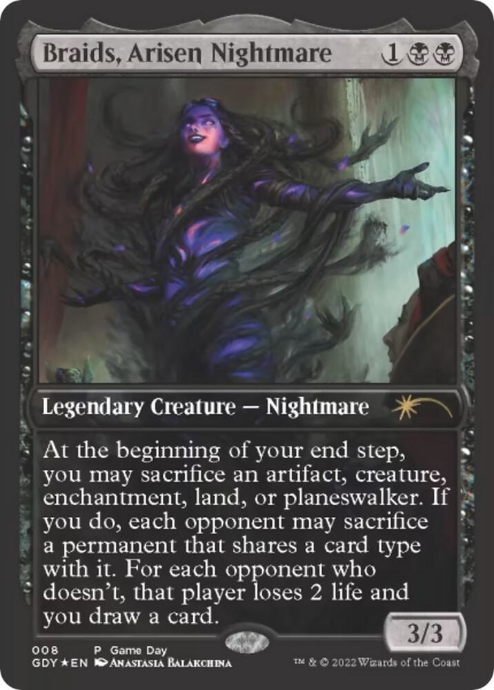 Braids, Arisen Nightmare (8) [Game Day Promos]