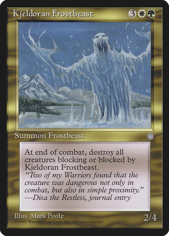 Kjeldoran Frostbeast (296) [Ice Age]