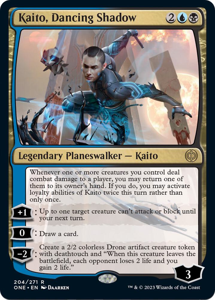 Kaito, Dancing Shadow (204) [Phyrexia: All Will Be One]
