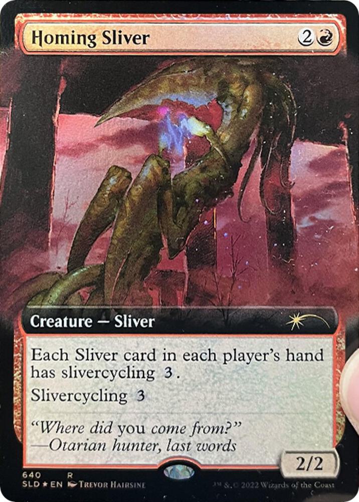 Homing Sliver (Extended Art) (640) [Secret Lair Drop] [Extended Art]