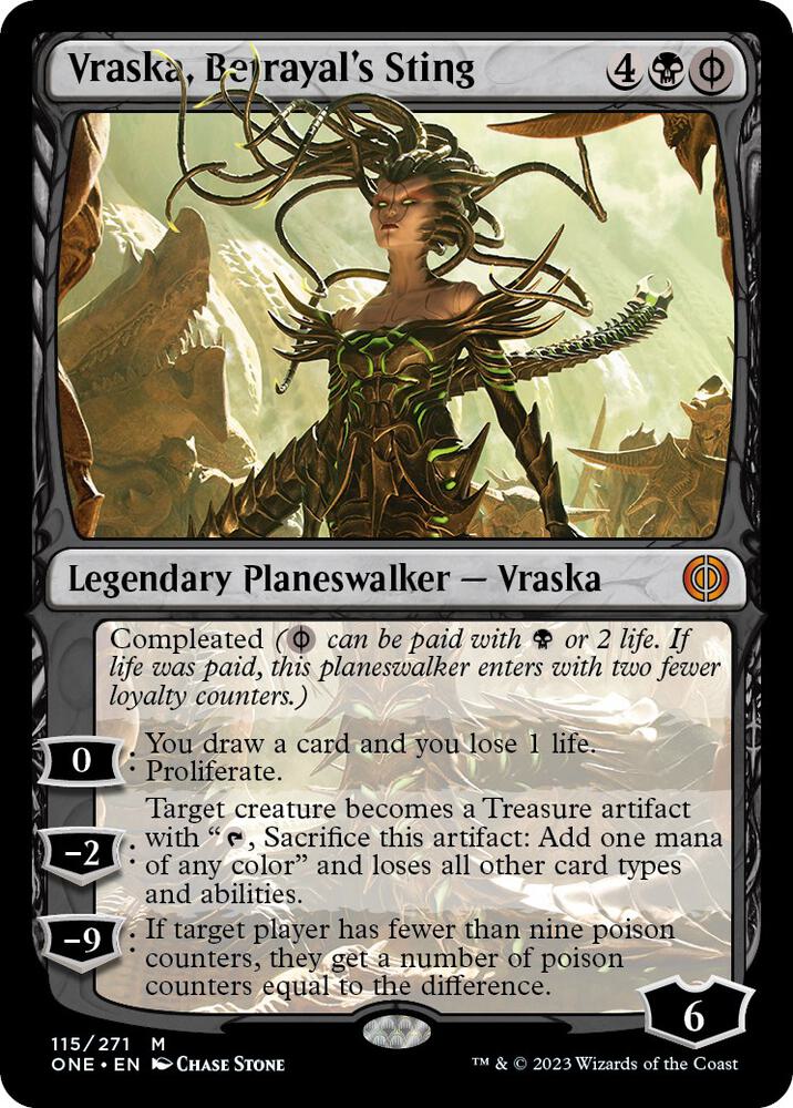 Vraska, Betrayal's Sting (115) [Phyrexia: All Will Be One]