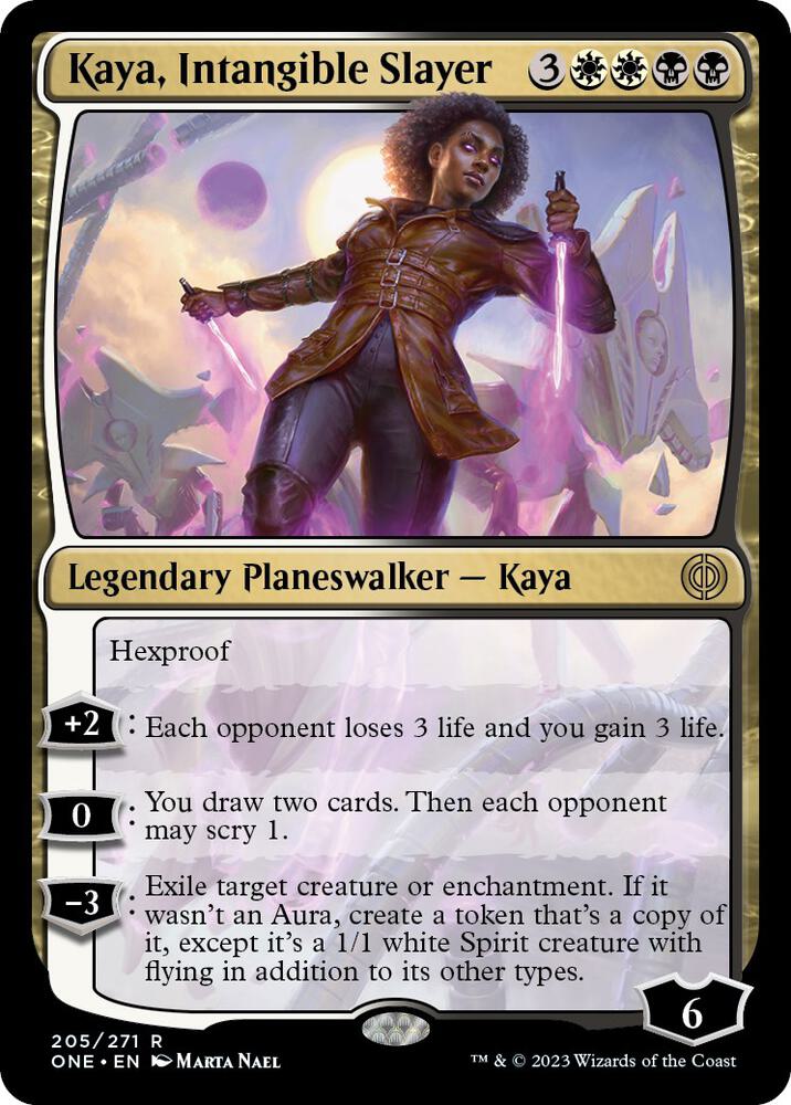 Kaya, Intangible Slayer (205) [Phyrexia: All Will Be One]