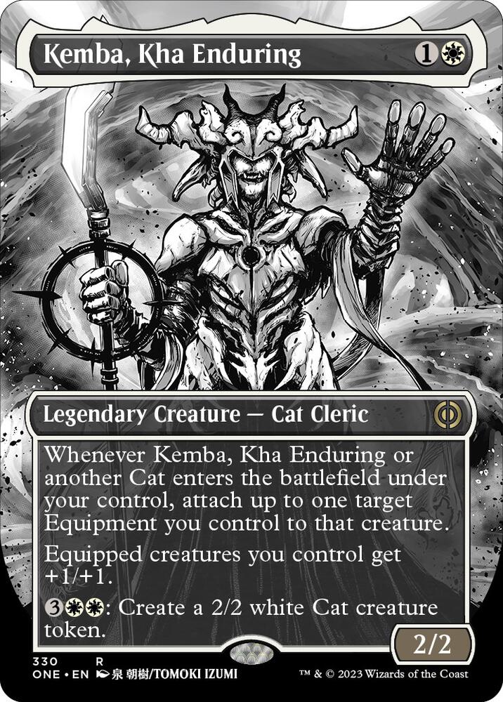 Kemba, Kha Enduring (Borderless) (330) [Phyrexia: All Will Be One] [Showcase, Borderless]