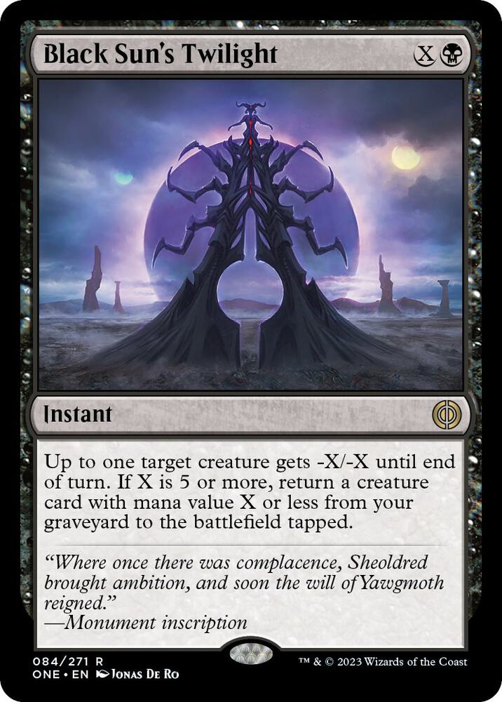 Black Sun's Twilight (84) [Phyrexia: All Will Be One]