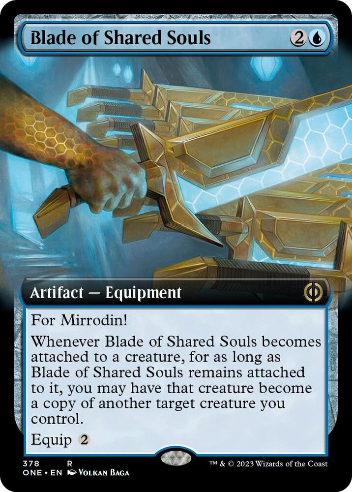 Blade of Shared Souls (Extended Art) (378) [Phyrexia: All Will Be One] [Extended Art]