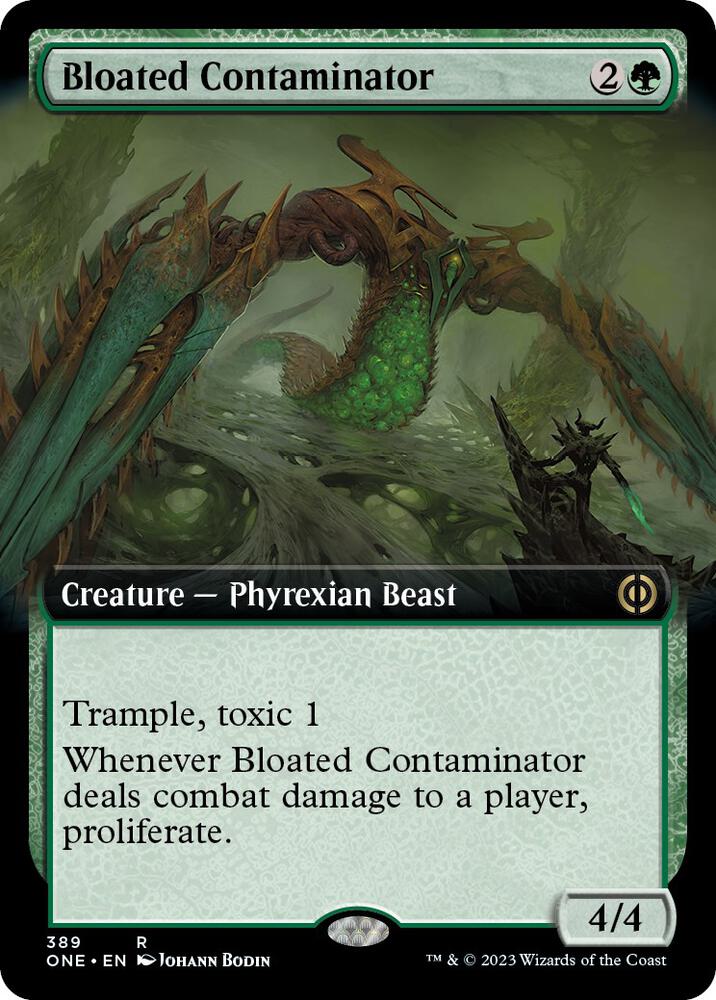 Bloated Contaminator (Extended Art) (389) [Phyrexia: All Will Be One] [Extended Art]