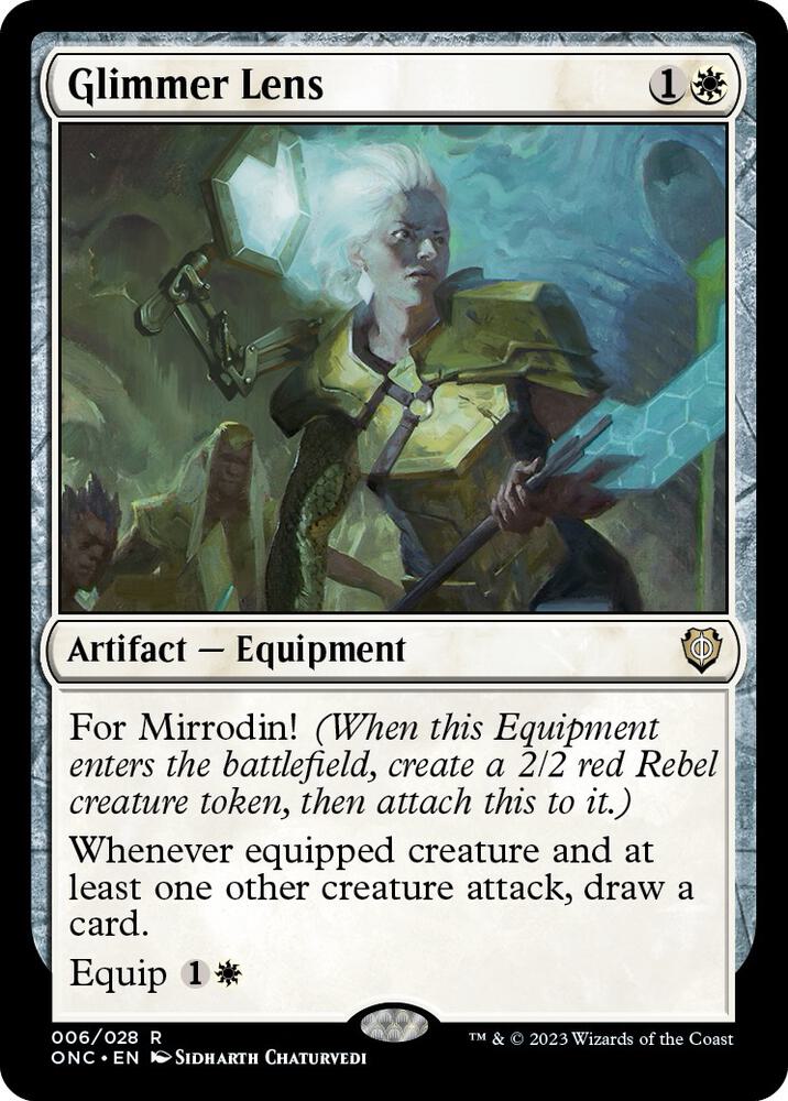 Glimmer Lens (6) [Phyrexia: All Will Be One Commander]