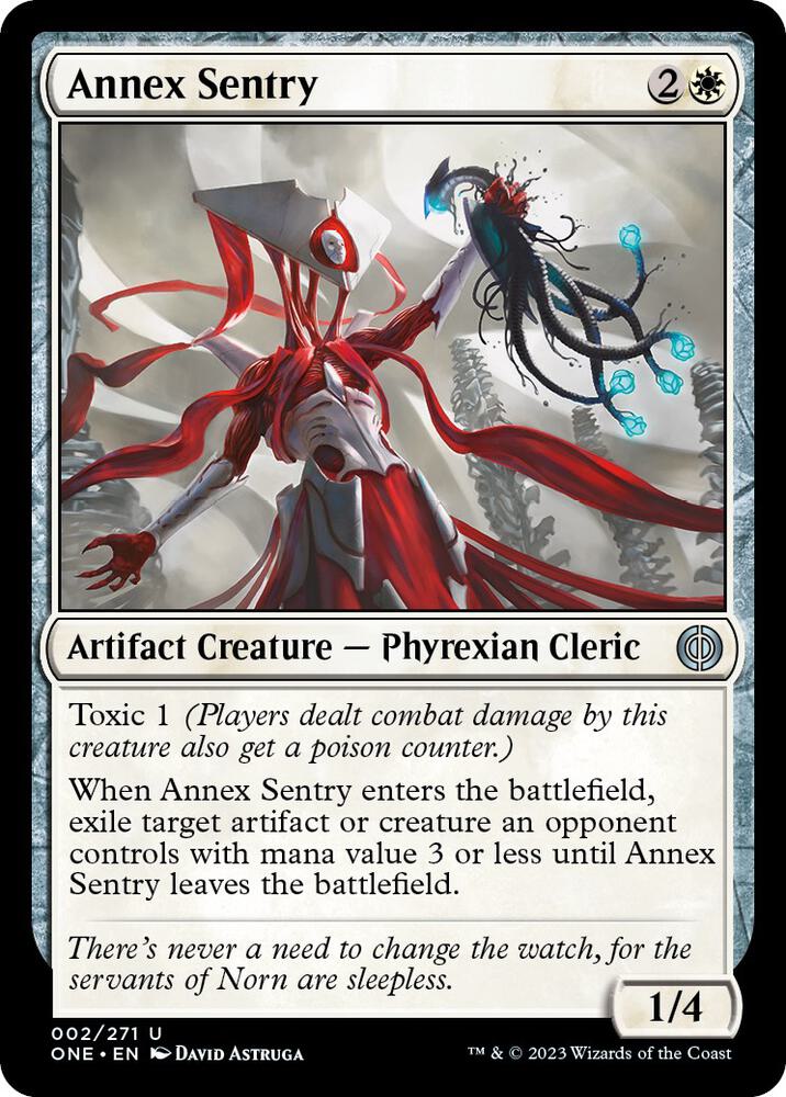 Annex Sentry (2) [Phyrexia: All Will Be One]