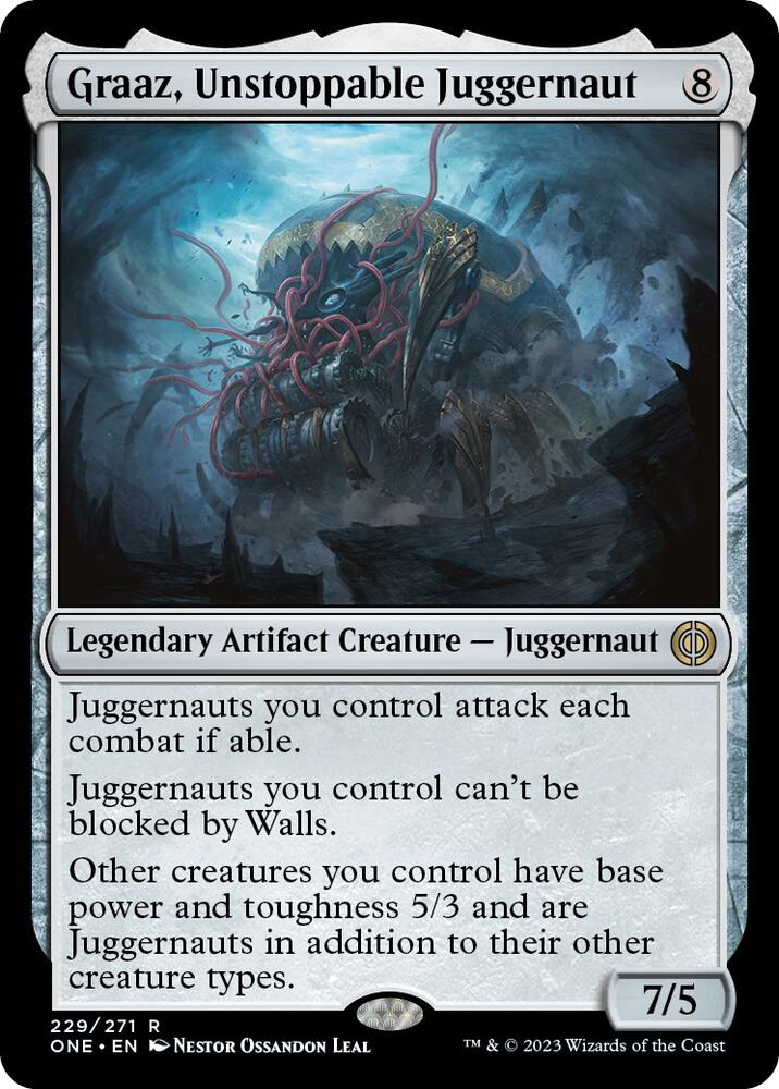 Graaz, Unstoppable Juggernaut (229) [Phyrexia: All Will Be One]