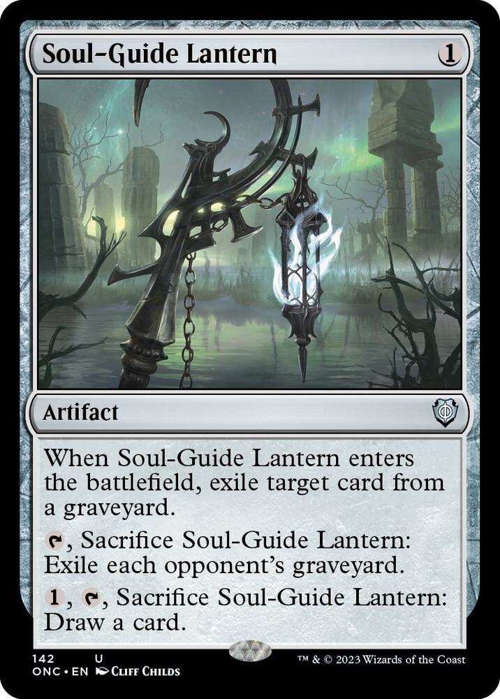 Soul-Guide Lantern (142) [Phyrexia: All Will Be One Commander]