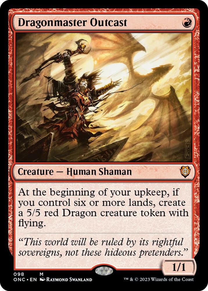 Dragonmaster Outcast (98) [Phyrexia: All Will Be One Commander]