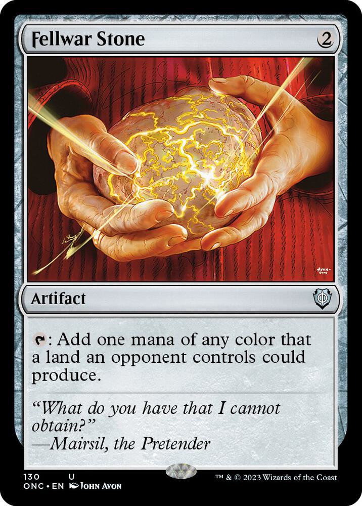 Fellwar Stone (130) [Phyrexia: All Will Be One Commander]