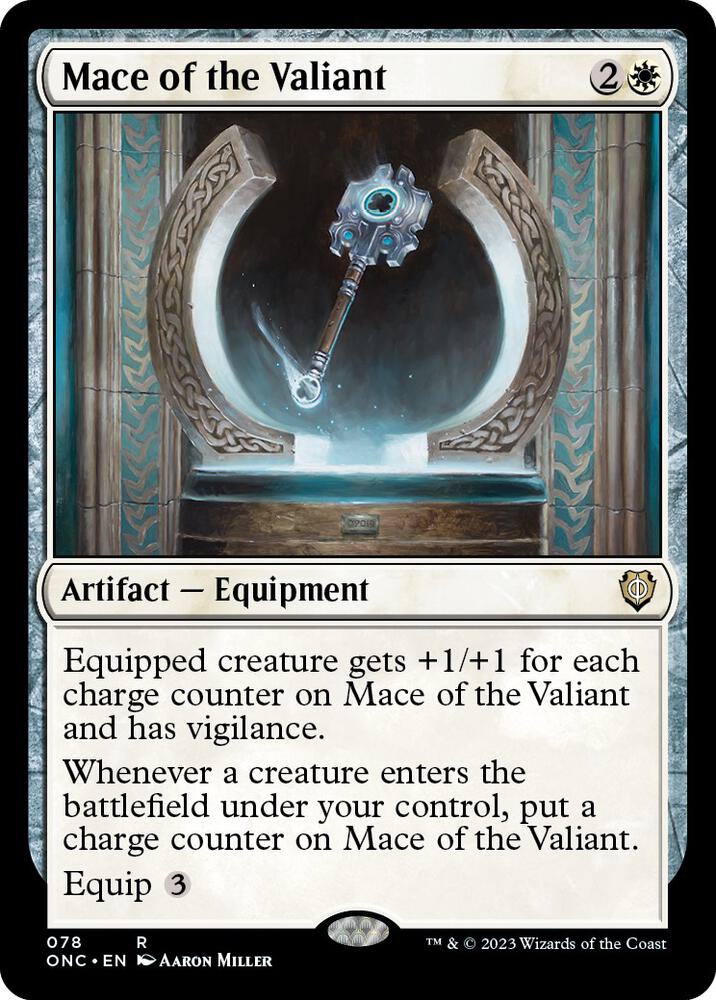 Mace of the Valiant (78) [Phyrexia: All Will Be One Commander]