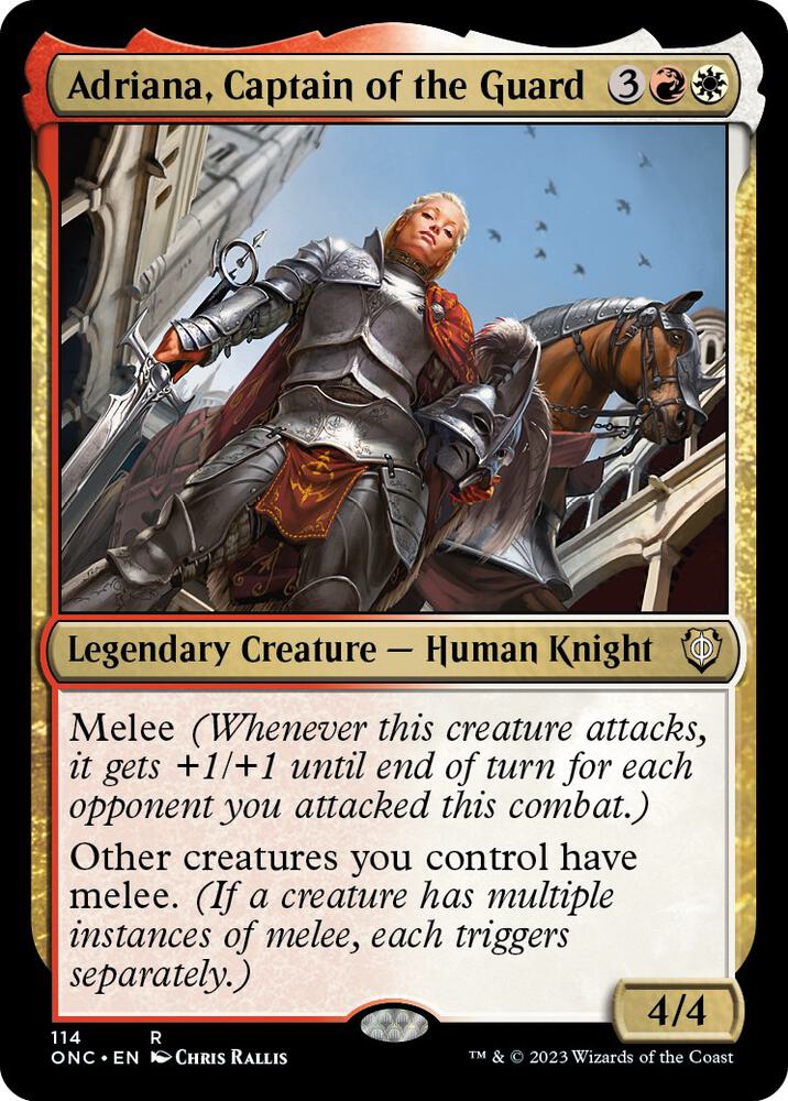 Adriana, Captain of the Guard (114) [Phyrexia: All Will Be One Commander]