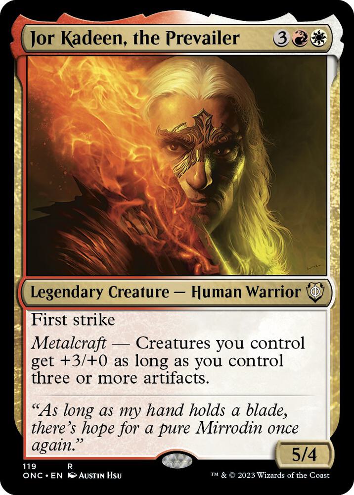 Jor Kadeen, the Prevailer (119) [Phyrexia: All Will Be One Commander]