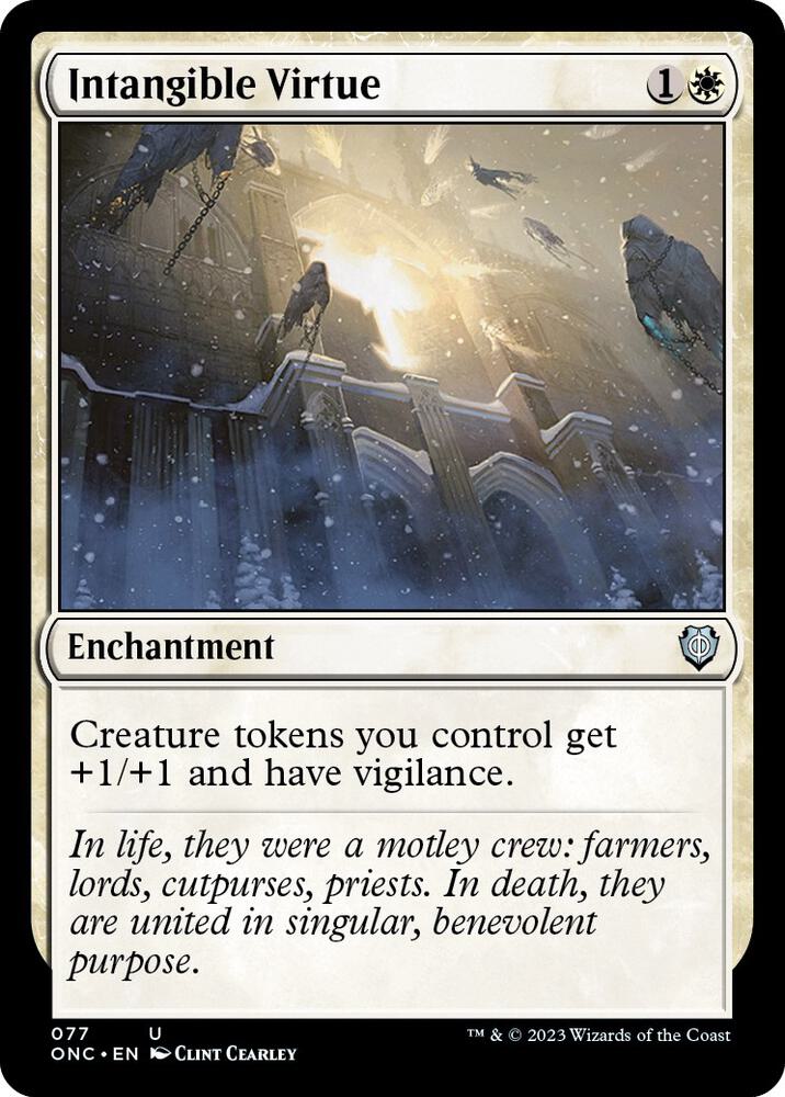 Intangible Virtue (77) [Phyrexia: All Will Be One Commander]